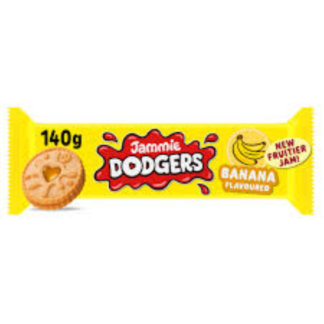 JAMMIE DODGERS BANANA 140G